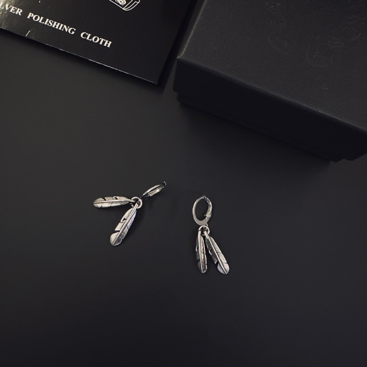 Chrome Hearts Feather Earrings